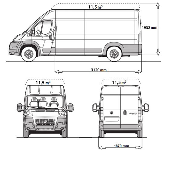 fiat ducato l2h2 2017r.